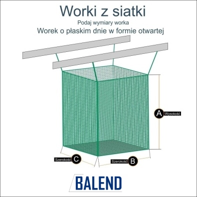 Worek Kwadratowy - 45x45/3