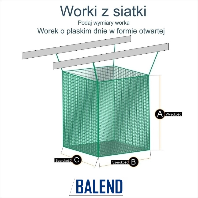 Worek Kwadratowy - 45x45/3