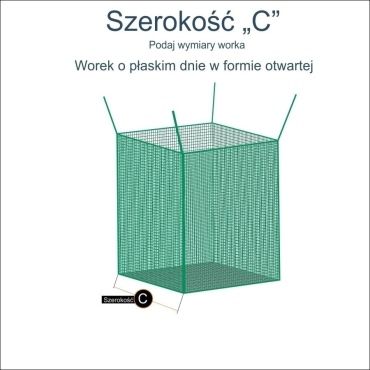 Worek Kwadratowy - 45x45/3