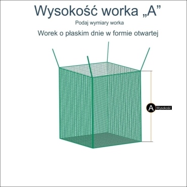 Worek Kwadratowy - 45x45/4