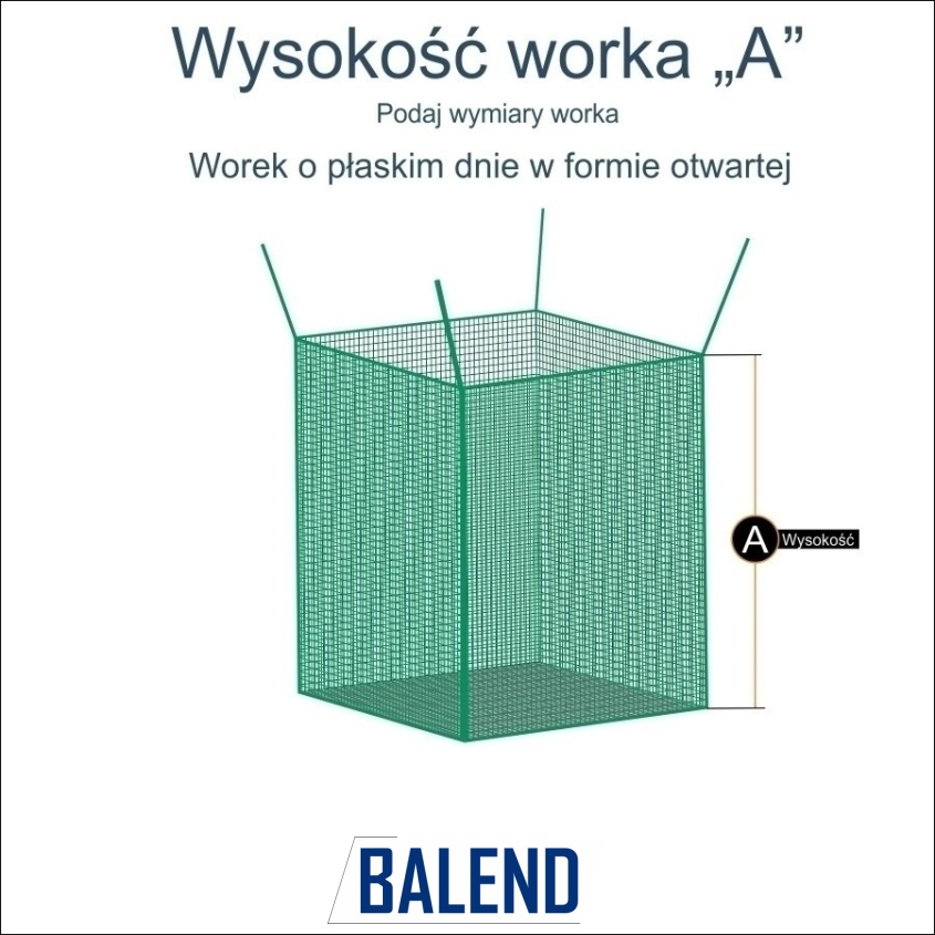 Worek Kwadratowy - 45x45/4