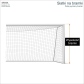 Siatki na bramki   Siatka na wymiar   Siatka bramkarska   Oczko siatki 10x10cm   Grubość siatki 5mm