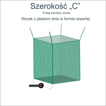 Worek Kwadratowy - 45x45/3