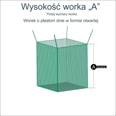 Worek Kwadratowy - 45x45/4