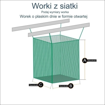 Worek Kwadratowy - 1x1/2