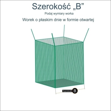 Worek Kwadratowy - 1x1/2
